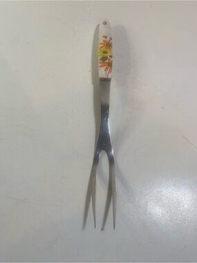 Vintage Kitchen Utensil EKCO Country Garden Serving Fork